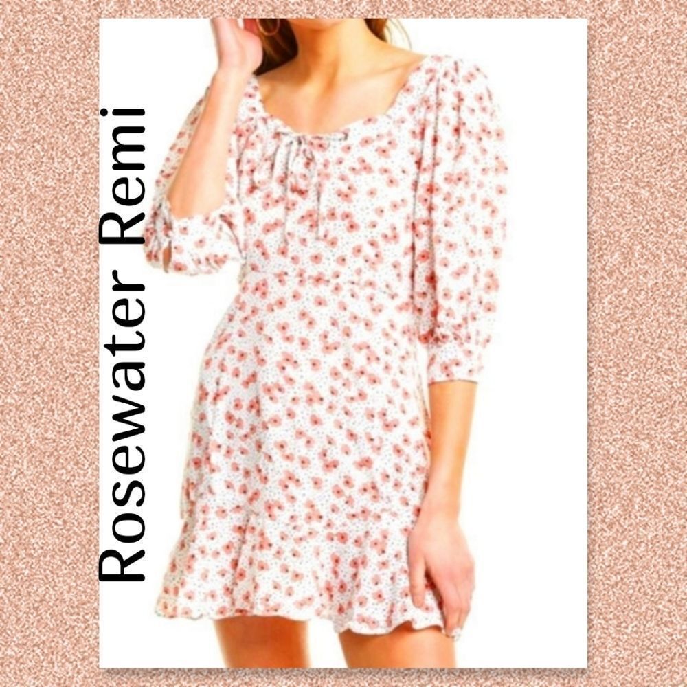 NWOT Rosewater Remi laced up mini dress
